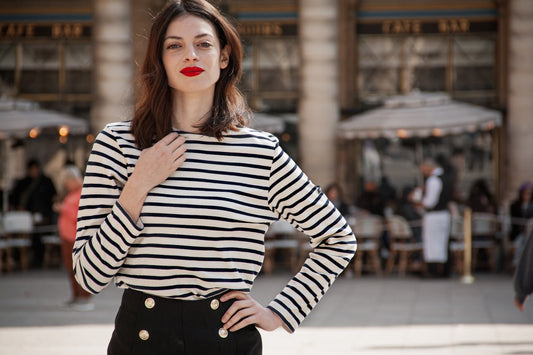 Marinière 1858 portée, lookbook Gauvain Paris