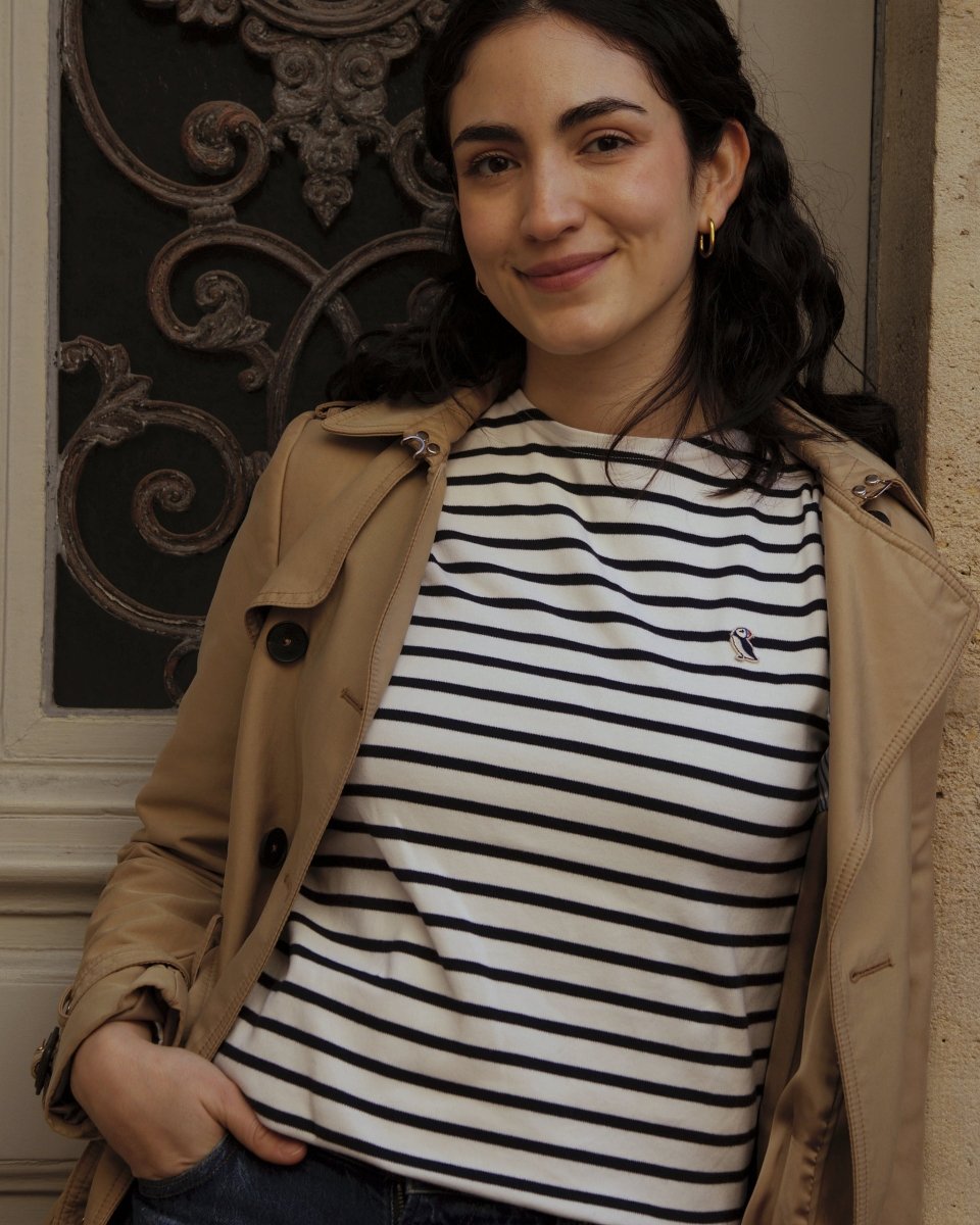 Marinière Originale - Femme Ecru - Gauvain Paris