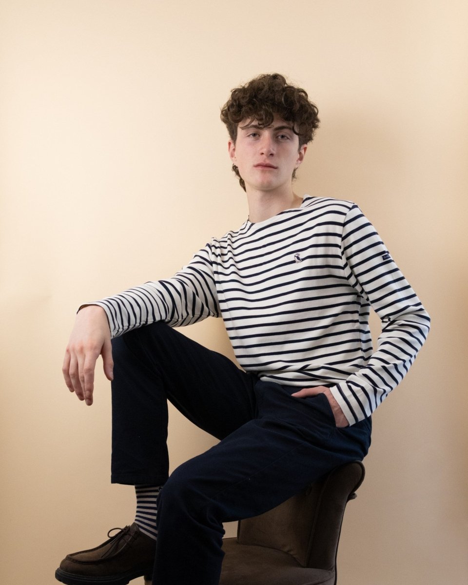 Marinière Originale - Homme Ecru - Gauvain Paris