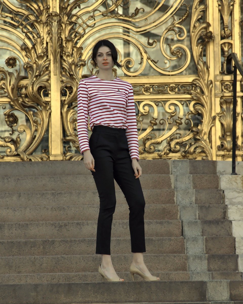 Marinière Originale - Femme Rouge - Gauvain Paris