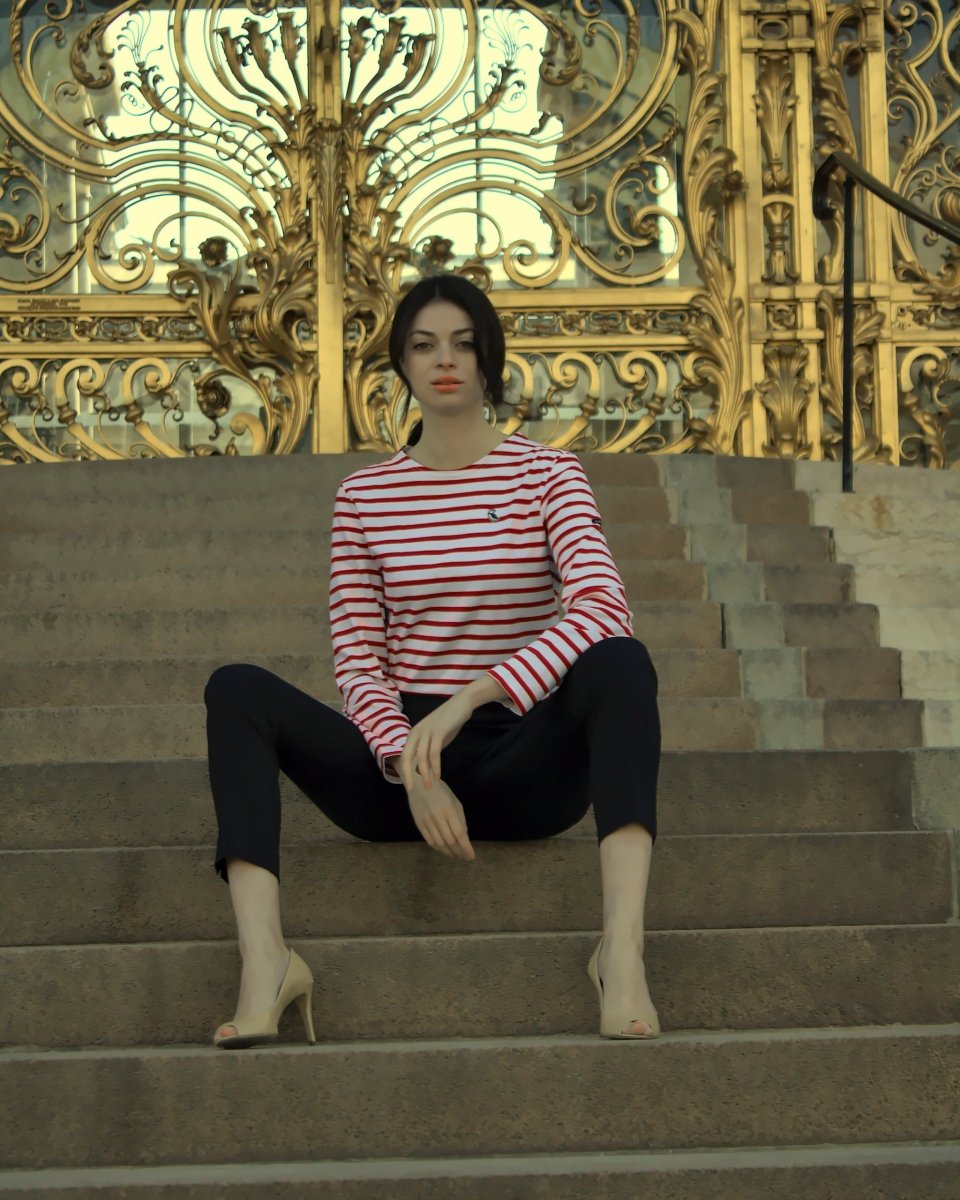 Marinière Originale - Femme Rouge - Gauvain Paris