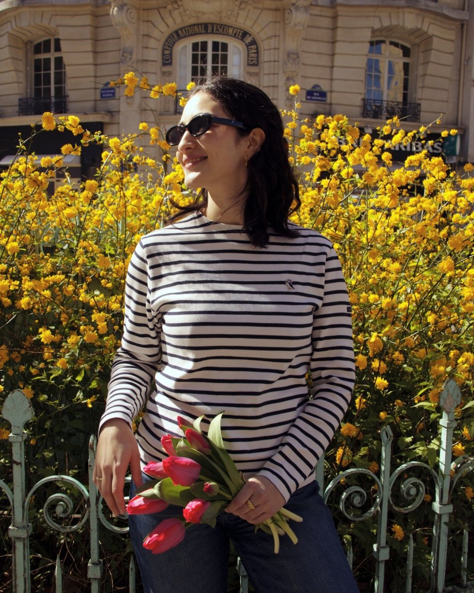 Marinière Originale - Femme Ecru - Gauvain Paris