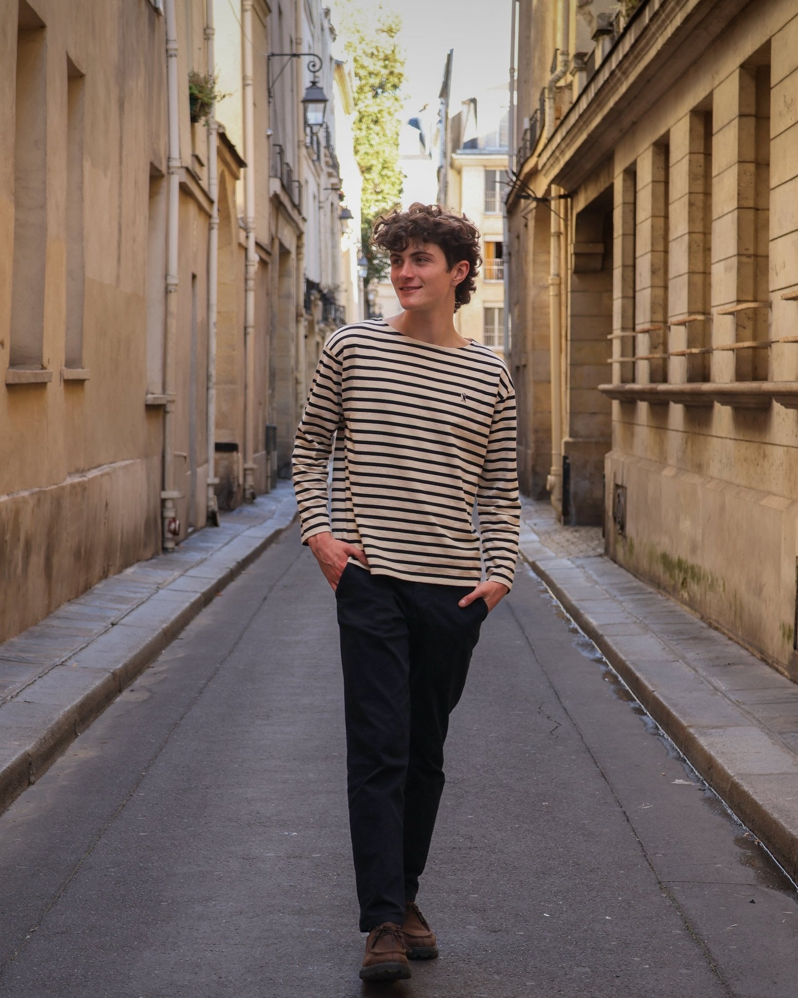 La Marinière 1858 - Homme Ecru - Gauvain Paris