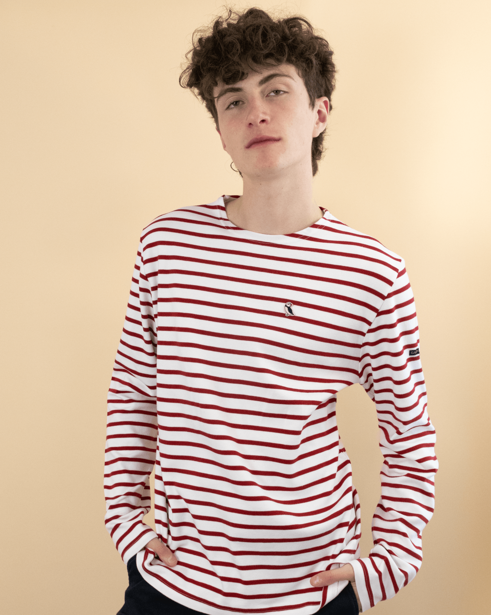 Marinière Originale - Homme Rouge - Gauvain ParisGV-PR-H-R-1