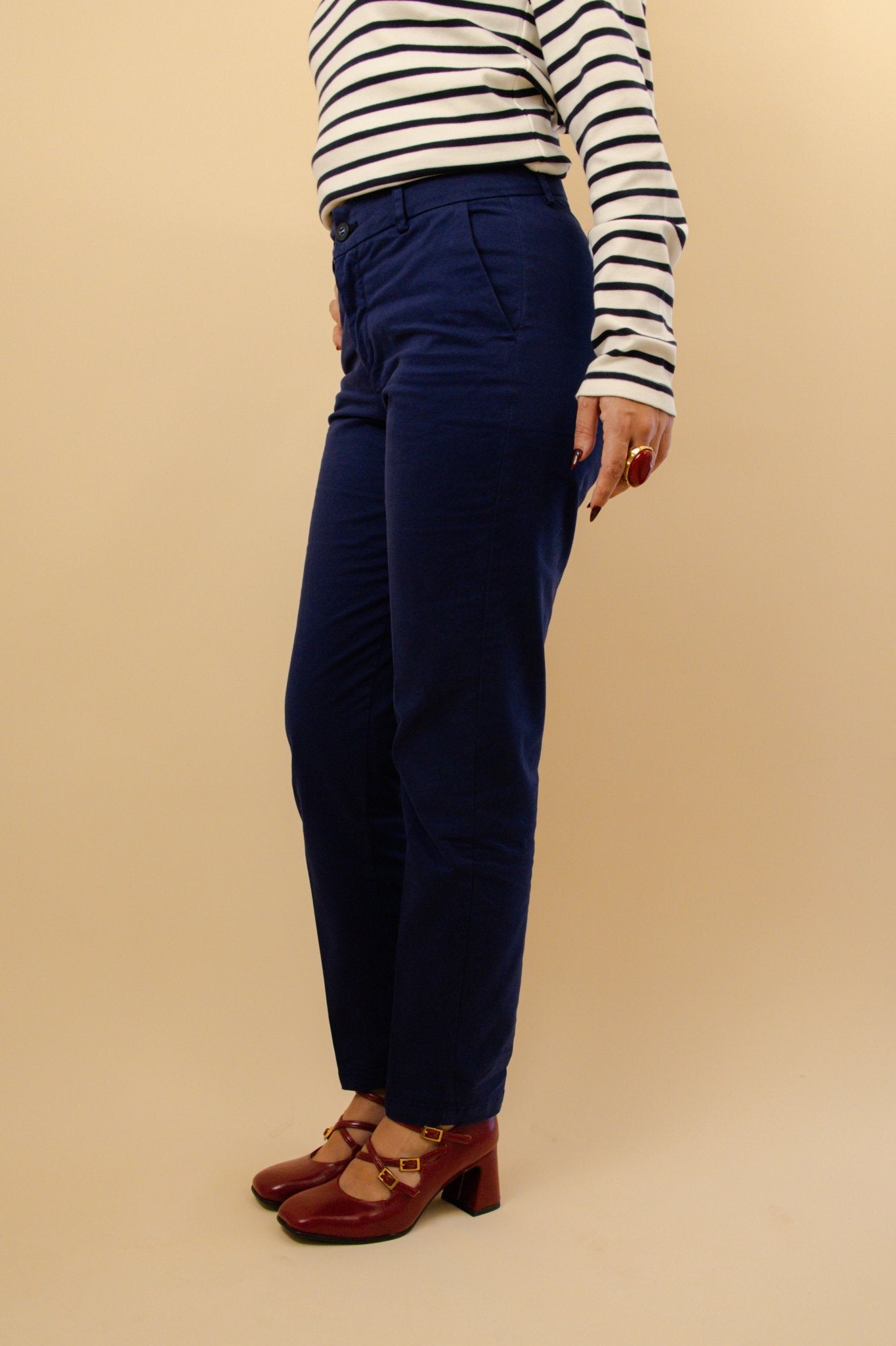 Le Pantalon Original femme – 100 % Coton – Fabriqué au Portugal - Gauvain ParisGV-PR-P-B-0