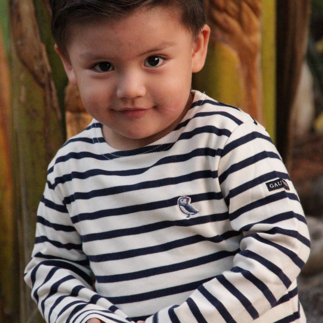 La Marinière Originale Enfant – 100 % coton – Fabriquée au Portugal - Gauvain ParisGV-PR-N-B-2