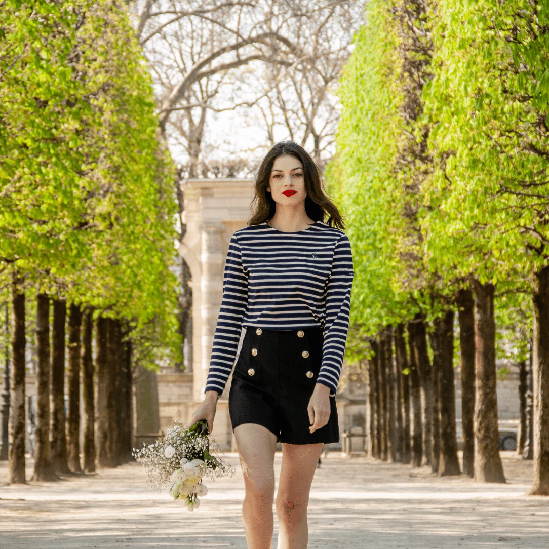 Marinière Originale - Femme Marine - Gauvain Paris
