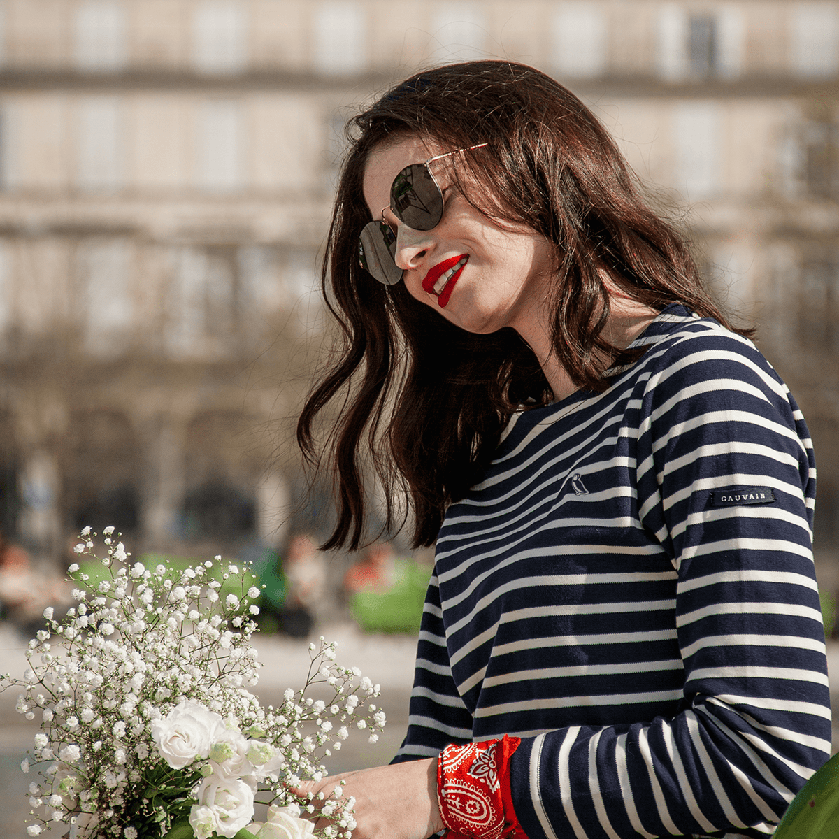 Marinière Originale - Femme Marine - Gauvain Paris