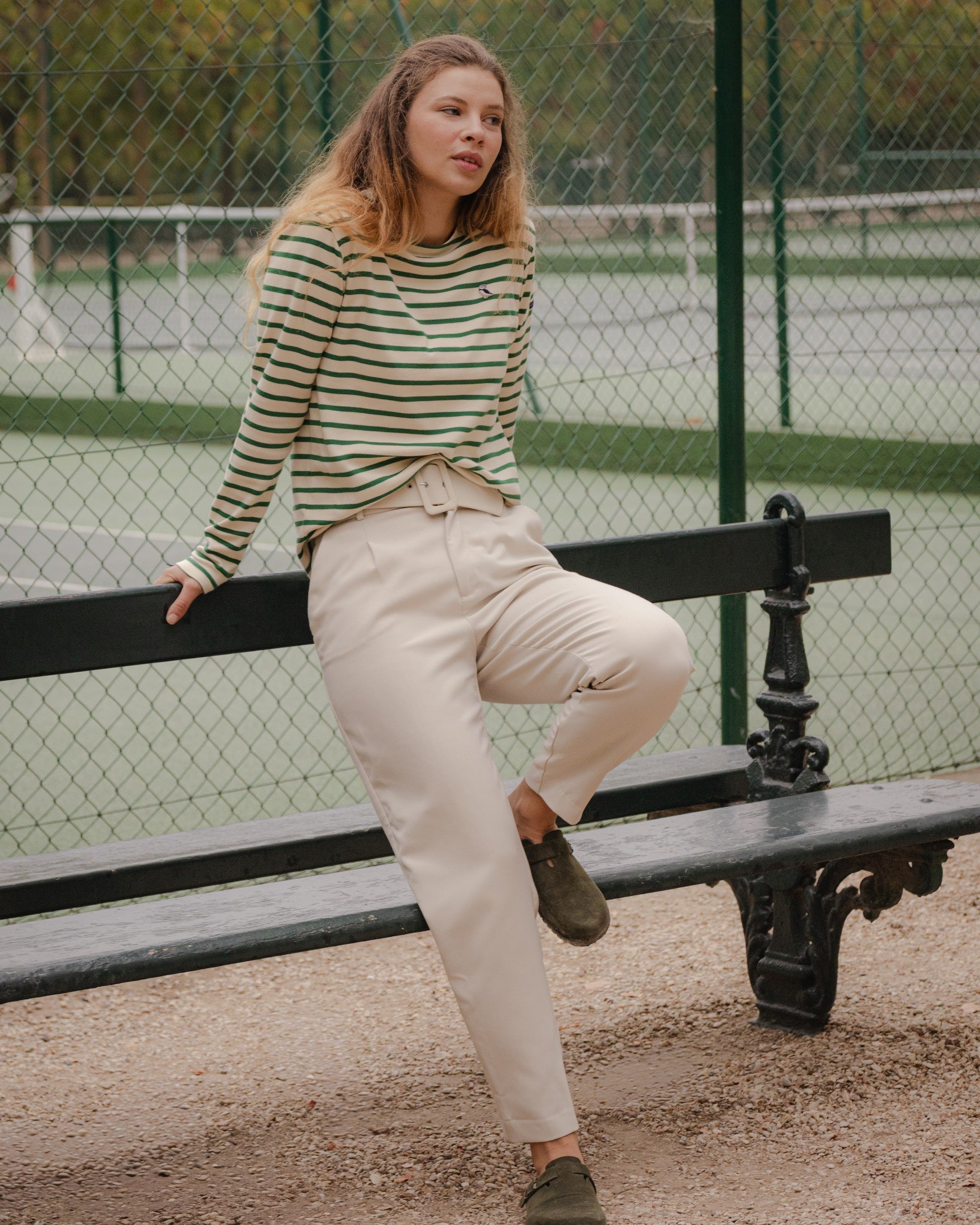 Marinière Originale - Femme Vert